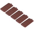 thumbnail image 3 of 5Pcs Waffle Silicone Cake Mold Silicone Chocolate Cookie Fondant Decoration Baking Tools, 3 of 14