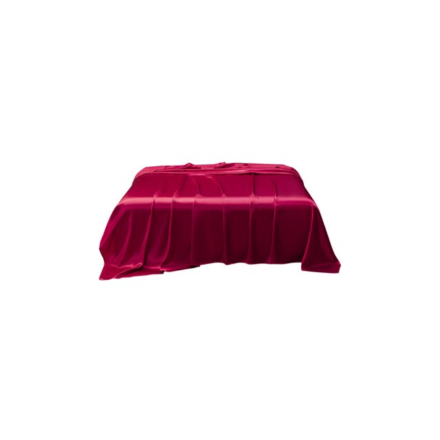 Fufafayo Silk Bedding Set Solid Color Washable Sheets, Luxurious Silk Feel Bed Linens, Fitted Sheet for Queen Size Bed, Bedroom Decor for Master Bedroom Guest Room