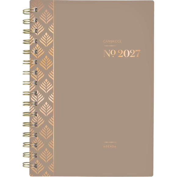 Cambridge WorkStyle Focus Clay Weekly/Monthly Planner, small