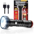 thumbnail image 1 of Taclight Max LED Rechargeable Black Flashlight – Ultra Bright High Lumen Tactical Torch with 5 Modes, Water & Shock Resistant, 1 of 7