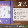 thumbnail image 2 of Gaiam 3MM Kids Yoga Mat Twinkle Toes, 2 of 6