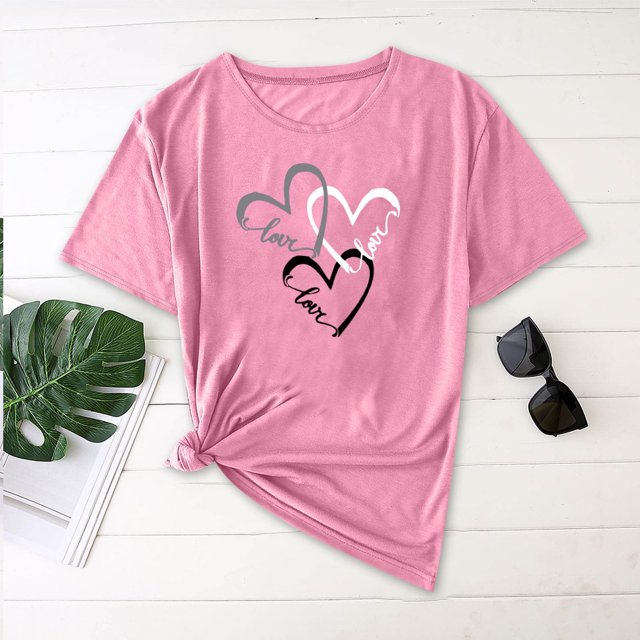 Babysbule Liquidation de Hauts pour Femmes Mode Femmes T-shirt à Manches Courtes Imprimé Arbre de Noël Hauts Graphiques Fantaisie