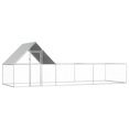 thumbnail image 1 of vidaXL Chicken Coop 6x2x2 m Galvanised Steel, 1 of 4