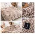 thumbnail image 3 of Soft And-friendly Blankets Milk Fleece Blankets Thicken Warm Siesta Fleece Blankets, 3 of 5