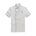 thumbnail image 1 of relayinert Veste de Chef Unisexe Blanche en Polyester Confortable à Porter Veste de Chef Unisexe Blanche (Manches Courtes) TG, 1 of 6