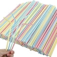 thumbnail image 1 of Cribun Flexible Plastic Straws 200 Pack, 1 of 5