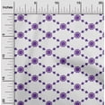 thumbnail image 2 of oneOone Rayon Purple Fabric Block Fabric For Sewing Printed Craft Fabric By The Yard 56 Inch Wide, 2 of 5