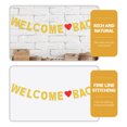 thumbnail image 3 of Glitter Gold Welcome Back Banner Hanging Welcome Back Sign Banner for Party, 3 of 8