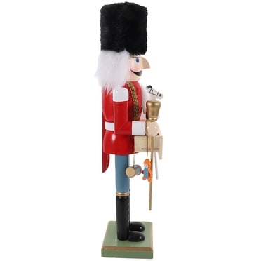 UPOUART Festive Collectible Nutcracker Ornament Wood for Home Decoration 1Pack