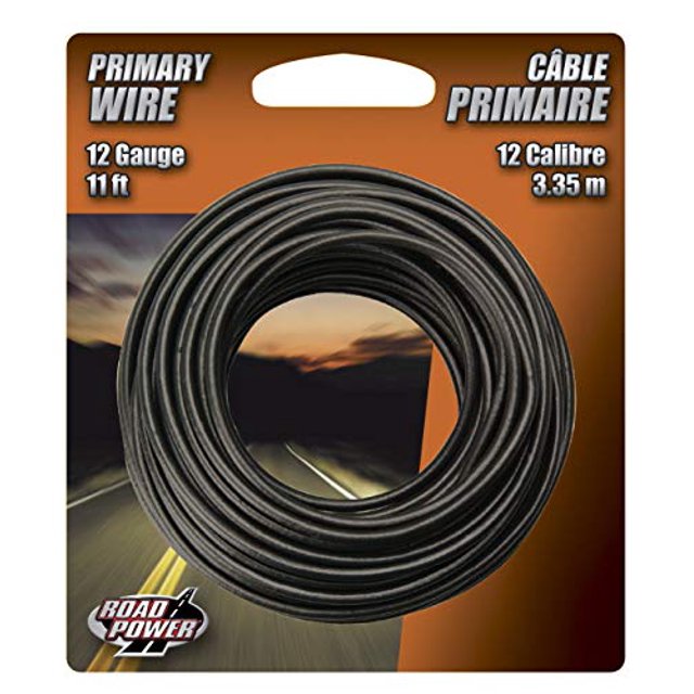 Woods Coleman Cable 55671333 Automotive Copper Wire, 11', Black