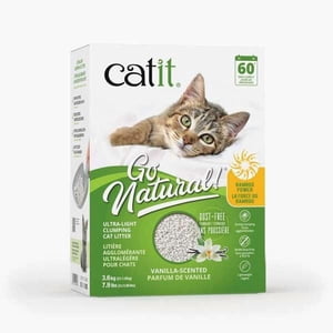 Catit Go Naturel! Ultra-léger chat de chute, Vanilla Scent, 3.6 kg Boîte