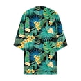 thumbnail image 5 of TIMIFIS Women Chiffon Printed Cardigan Kimono Robe Tops Beach Bikini Cover up Blouse-Green-1-XXXXLFall, 5 of 5