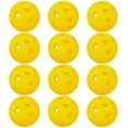 thumbnail image 1 of Romacci 12 Paquets 26 Trous Balles de Pickleball d'Intérieur pour Terrain Intérieur, 1 of 7
