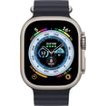 thumbnail image 1 of Restored Apple Watch Ultra [GPS + Cellular 49mm] Smart Watch w/Rugged Titanium Case & Midnight Alpine Loop Open Box, 1 of 3