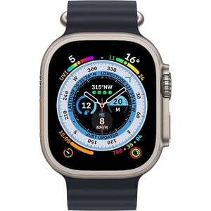 Restauré Apple montre Ultra [GPS + Cellules 49mm] Smart Watch avec boîtier en titane robuste & Midnight Boîte ouverte à boucles alpines