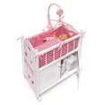 thumbnail image 4 of Doll Crib w/Cabinet/Bedding/Mobile-Chevron, 4 of 4