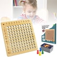 thumbnail image 1 of CJiaWei Multiplication Board Math Game For Kids 8 12 Math Manipulatives Set With 100PCS Flash Cards For Kids 6 8 Years Old Montessori Counting Toy For Boys Girls Preschool Learning, 1 of 5