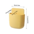 thumbnail image 3 of WIFKLSIIPG Boîte de Rangement pour Télécommande TV Climatiseur Murale de Chevet Support de Chargement pour Téléphone Mobile Rangement Rangement Support Perforé, 3 of 4