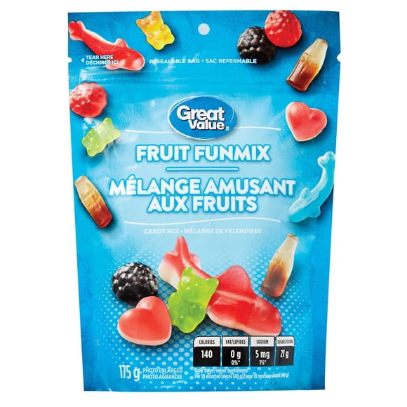 Great Value Fruit Funmix Candy Mix 175 Grams