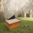 thumbnail image 2 of 10-Frame Deep Brood Box, Wax Coated Bee Hives Deep Box with Beehives Frames and Wax Foundations, Langstroth Hive Body Brood Box for Beekeeping Supplement, 2 of 8