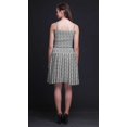 thumbnail image 2 of Bimba Robe Soleil Mini à Taille Smockée Géométrique pour Femmes Imprimée Tenue de Fête d'Été pour les Vacances - Très Petit, 2 of 5
