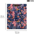 thumbnail image 3 of Pukka Pad , Bloom A4 Padfolio, Presse-Papiers de Rangement de Documents avec Chemise Intérieure et Bloc-Notes, 32 x 13,5 cm, Bleu, 3 of 5