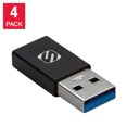 thumbnail image 1 of Scosche Strikeline USB-A to USB-C Adapter, 4-pack, 1 of 2