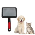 thumbnail image 2 of Pet Grooming Double Needle Comb for Dogs and Cats Detangling Tool with Efficient Hair Removal, 2 of 4