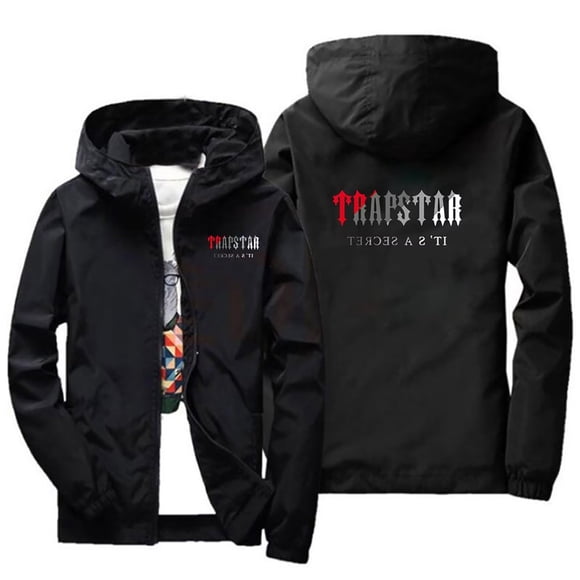 Men's Mountain Waterproof Ski Snow Jackets Trapstar Printed Winter Windproof Rain Jacket Adventure Hiking Jacket Windbreaker Outwear With Hood Casual Plus Size(Vermilion, XL)