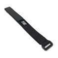 thumbnail image 3 of Bandini 18mm Nylon Sports Watch Band Strap - Black - Hook Loop - Velcro Fastening, 3 of 6