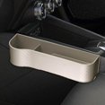 thumbnail image 1 of facefd Car Seat Gap Filler Organizer High Performance with Cup Holder Beige Left, 1 of 9