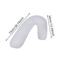 thumbnail image 3 of Orthopedic V Shaped Body Pillow with Design for Back Shoulder Neck and Sleeping Support Comfort, 3 of 5
