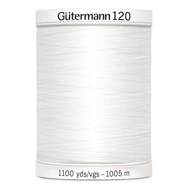 GÜTERMANN 120 Sew-All 100% Polyester Thread Spool, 1006 m (1100 yd) - 1005.8 m