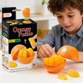thumbnail image 2 of Jouets de Casse-Tête de Fruits - Casse-Tête en Forme d'Oursin Orange et d'Ail, Exercice de Sensation Spatiale 3D, Jouets Éducatifs d'Assemblage en PVC Robuste, 2 of 8