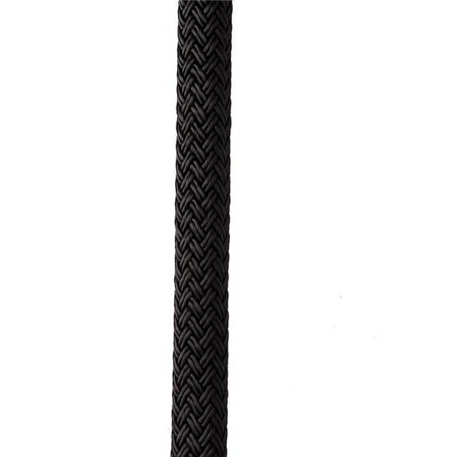 New England Ropes C5054-24-00025 0.75 in. x 25 ft. Nylon Double Braid Dock Line - Black