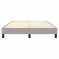 thumbnail image 3 of vidaXL Bed Frame Light Grey 137x190 cm Full Fabric, 3 of 5
