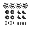 thumbnail image 2 of Minkissy 20pcs Walking Stick Tip Accessories Black Plastic for Smooth Movement in Terrain, 2 of 7