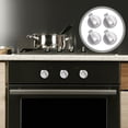 thumbnail image 4 of SHISUYAN 4pcs Replacement Stove Knobs Universal Electric Range Knob Metal Burner Control Knobs, 4 of 9