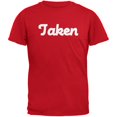 thumbnail image 1 of Valentine's Day Taken Red Adult T-Shirt, 1 of 1