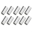 thumbnail image 2 of Écrous d'Accouplement pour Tige, Écrou d'Accouplement Rond L25mm en Acier Inoxydable 10 Pcs pour Remplacement, 2 of 8
