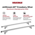 thumbnail image 3 of Yakima Barre Transversale de Toit Aérodynamique JetStream en Aluminium de 60 Pouces, Argent, 3 of 8