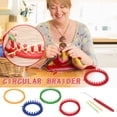 thumbnail image 2 of Aodebiao Round Knitting Loom Set with Hook Needle & Pompom Maker - Easy Knitting Tool for Beginners & Experts - Durable PP Material - Create Hats Scarves Blankets - Craft Sewing Accessories Kit, 2 of 2