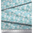 thumbnail image 2 of Soimoi Poly Georgette Fabric Cloud,Ball & Elephant Kids Print Fabric by The Yard 42 Inch Wide, 2 of 3