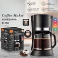 thumbnail image 3 of RKSTN Plastic coffee maker Drip Coffee Maker Home Automatic Integrated Small Coffee Maker Office Mocha Coffee Pot, 3 of 5