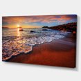thumbnail image 3 of Design Art - Stunning Ocean Beach at Sunset, 3 of 3