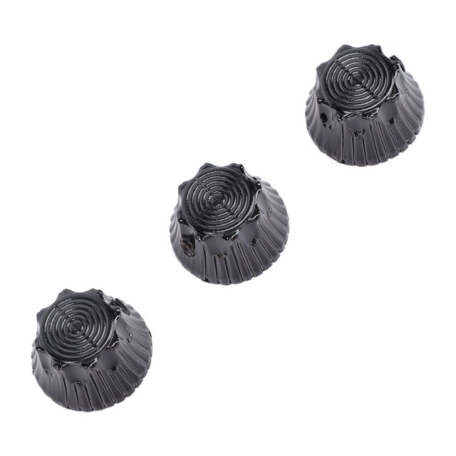 Electric Guitar Knobs, 3Pcs Electric Guitar Dome Knobs Metal Potentiometer Knobs Guitar Bell Volume Tone Control with Wrench Compatible with a Wide Range of Electric Guitars
