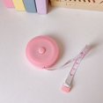 thumbnail image 2 of PinesC Body Measuring Tape, Soft Body Measuring Tape, Sewing Fabric Measuring Tape, Fabric Craft Measuring Tape, 150cm Pink Retractable Double Sided Measuring Tape, 2 of 3