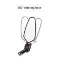 thumbnail image 4 of 2 Pcs Rétroviseurs de Guidon de Vélo Miroir en Verre HD Réglable Rotatif Rétroviseur de Vélo avec 1 Clé pour VTT, 4 of 10