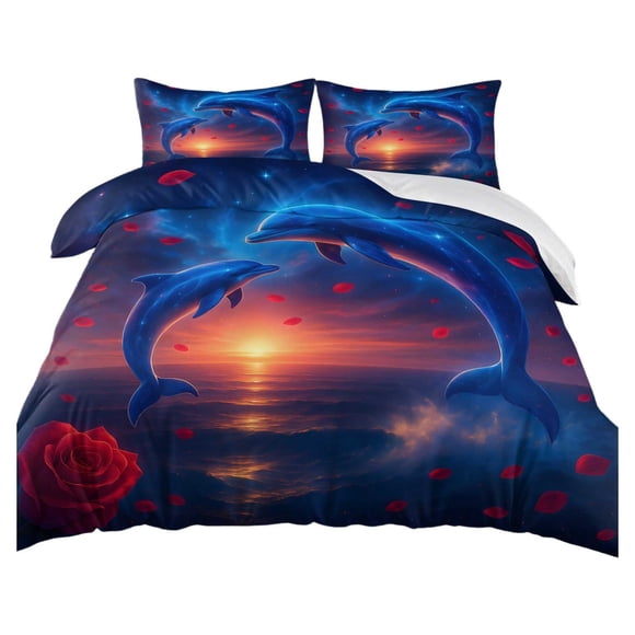 Winter Comforter Soft 3 Piece Bedding Ensemble, Cozy Warmth Filling Construction, Lightweight Soft Sheets, Pocket Bed Sheets, 6 Piece Sheet Set, Preppy Bed