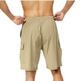 thumbnail image 4 of FAIWAD Men Lightweight Quick Dry Shorts Athletic Running with Pockets Elastic Waist Drawstring Gym Short Pants, 4 of 4